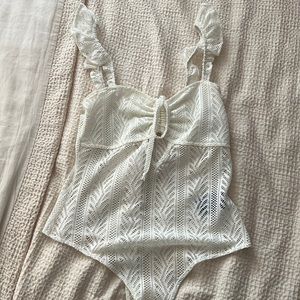 White Lace Bodysuit